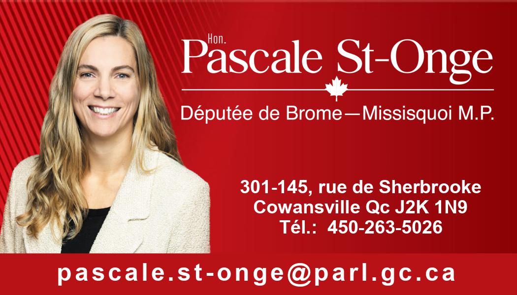 Carte D'affaires Pascale St Onge 2024
